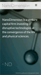 Mobile Screenshot of nanodimension.com