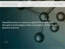 Tablet Screenshot of nanodimension.com